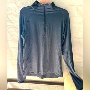 REI coop Half zip Base Layer Pullover Heather Blue M
